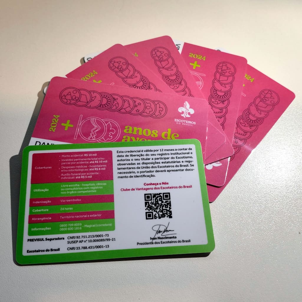 Carteirinha Escoteira (física)